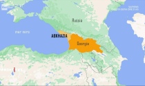 L'Abcasia al confine fra Georgia e Russia